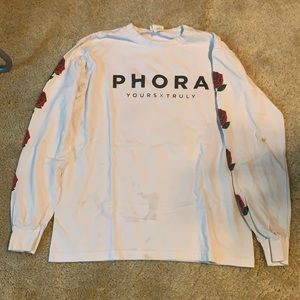 Phora, yours x truly long sleeve shirt